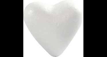 Harten, H: 11 cm, D: 5 cm, B: 11,5 cm, wit, 25 stuk/ 1 doos
