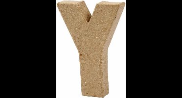 Letter, Y, H: 10 cm, B: 7,9 cm, dikte 1,7 cm, 1 stuk