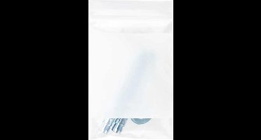 Gripzakken met Schrijfvlak 10x15cm PE 100 micron (100 stuks) | gripzak