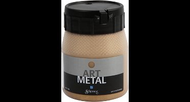 Hobbyverf Metallic, medium goud(5104), 250 ml/ 1 fles