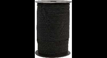 Elastisch koord, dikte 2 mm, zwart, 250 m/ 1 rol