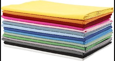 Stof, B: 145 cm, 140 gr, diverse kleuren, 15x2 m/ 1 doos