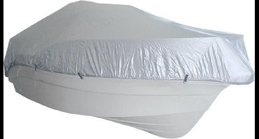 Lalizas boothoes nr.3 afmeting 564x239 cm, zilver kleur