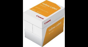Kopieerpapier Canon Yellow Label - A4 80gr wit - 5 x Pak a 500 vel