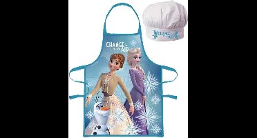 Frozen schort met koksmuts 3-8 jaar