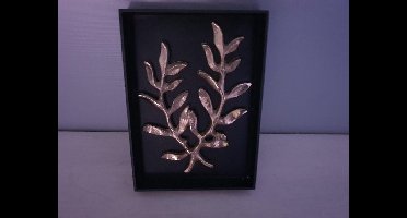 Mica Decorations Yami muurdecoratie leaves goud