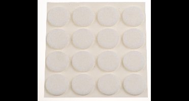 Verlofix Anti-krasvilt Zelfklevend Diameter 18mm Wit 16 Stuks