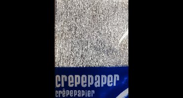 Haza Original Crêpepapier The Factory 150 X 50 Cm Zilver Per Vel