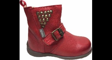 Kickers studs rits laarsjes Basia rood mt 20