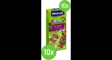 10 x Vitakraft Dwergkonijnkracker Bosbes / Vlierbes 2in1