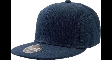 Atlantis Kinderen/Kinderen Flat Visor 6 Panel Snap Back Cap (Pakket van 2) (Marine)