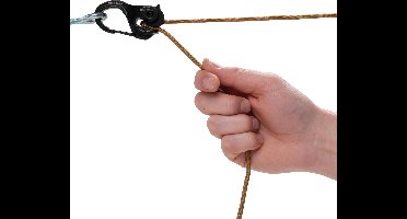 Nite Ize CamJam XT Aluminium Koord Opspanner met Coyote Paracord van 3 meter