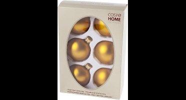 Kerstbal - Goud - 6 stuks