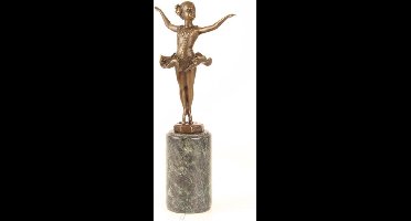 Meisje Ballerina - Beeld - Brons - 31,8 cm hoog