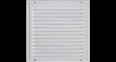 Schoepenrooster 437 (200x200) BEL 9010 (Wit)