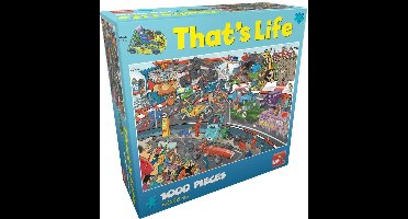That's Life Puzzel-Car Race Auto Race -Puzzel 1000 stukjes-voor tieners en volwassenen -
