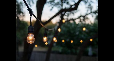 KERST prikkabel LED Lichtsnoer - 15 lampen - 15 meter - IP65 Waterdicht