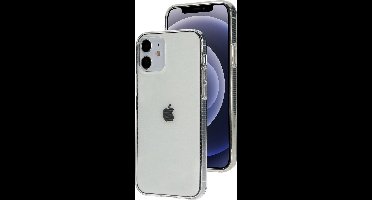 Mobiparts hoesje geschikt voor Apple iPhone 12/12 Pro - Zacht TPU - Schokabsorberend TPU - Grip Coating - Transparant