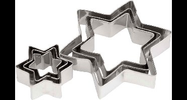 Pastry Cutter Star Set6 2.9-9cm H2cm