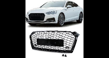 Geschikt voor Audi A5 S5 F5 Grill Rs5 Look Honingraat Hoogglans Zwart Gloss Sport Cabrio Sportback Coupe Tdi Tsi
