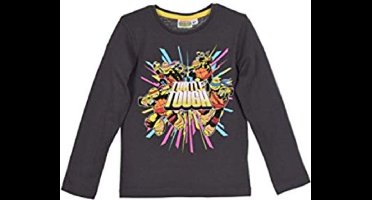 Teenage Mutant Ninja Turtles - Longsleeve - Zwart - 98 cm - 3 jaar - 100% katoen