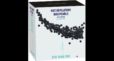 Sibel Epilatiewax Parels 1kg. Zwart Charcoal