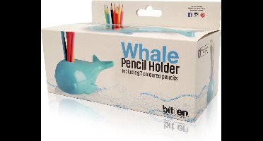 Bitten Whale Pencil Holder