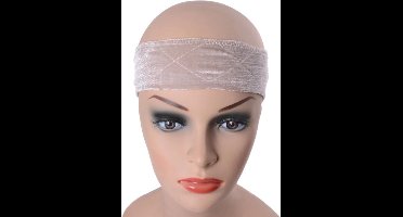 Hiden - Fluwelen Anti slip haarband - Haarband Make up - Skincare organizer - Hoofdband make up - Skincare Headband - Pruik band - Beauty & Verzorging - Haarverzorging - Beige-Bruin