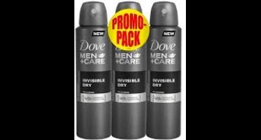 Dove Deospray Men + Care Invisivle Dry - Voordeelverpakking 3 x 150 ML
