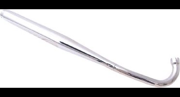 Uitlaat met bocht Zundapp 32mm 2 knik chroom