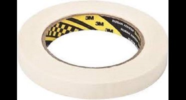 3M Scotch 401 E afplaktape beige - 50 meter x 25 mm x 5 stuks