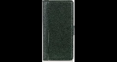 Shop4 - Geschikt voor Samsung Galaxy A11 Hoesje - Wallet Case Grain Groen