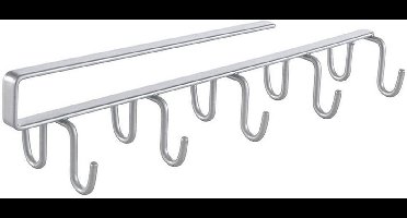 Metaltex Ophanghaakjes 25 X 6 Cm Metaal Zilver