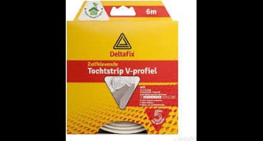 Tochtstrip V-profiel  bruin