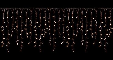 Led gordijn kerst - 10 meter - Warm wit - 400 leds