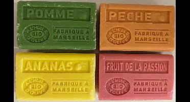 Savon A L'Huile D'Olive set van natuurzepen 4 x 125 gr