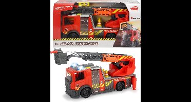 Dickie Toys Scania Brandweerwagen - 35 cm - Licht & Geluid - Speelgoedvoertuig