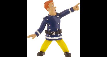 Comansi Speelfiguur Fireman Sam: Fireman Sam 8 Cm Blauw/geel