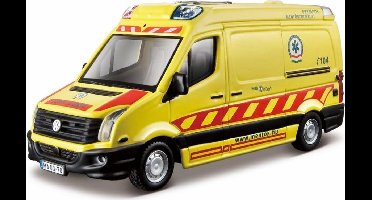 Bburago VW CRAFTER AMBULANCE 1:50 modelauto schaalmodel
