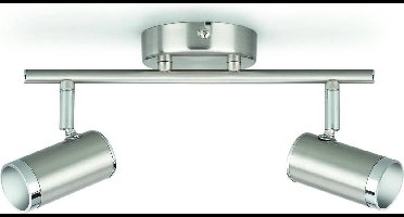 Philips ESPIMAS Opbouwspot LED 2x4W/340lm Rond Lichtgrijs
