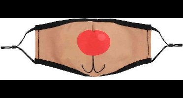 Something Different - Reindeer Masker - Mondkapje - Bruin