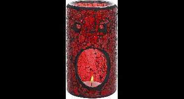 Something Different - Red Pillar Crackle Oliebrander - Multicolours