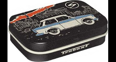Trabant Berlin Black Pepermunt Doosje Inclusief Mints mint box 4 x 6 cm