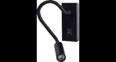 Kanlux Tonil warmwit 3000K zwart Bedlamp/leeslamp