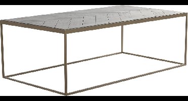 Light & Living Chisa - Salontafel - Hout Zwart/Antiek Brons - 120x65x40 cm