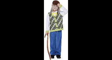 Smiffys - Old Man Kinder Kostuum - Kids tm 4 jaar - Multicolours