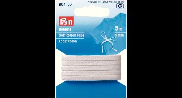Prym veterband wit 5meter-5mm