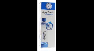 Aerochamber + Flow Vu Mondstuk Blauw - 1St