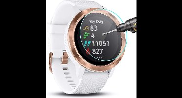 Screenprotector geschikt voor Garmin Vivoactive 3 - Tempered Glass Gehard Glas