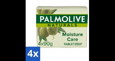 Palmolive Tabletzeep Naturals Olijf Melk 4x 90 gr - Voordeelverpakking - 4 stuks
